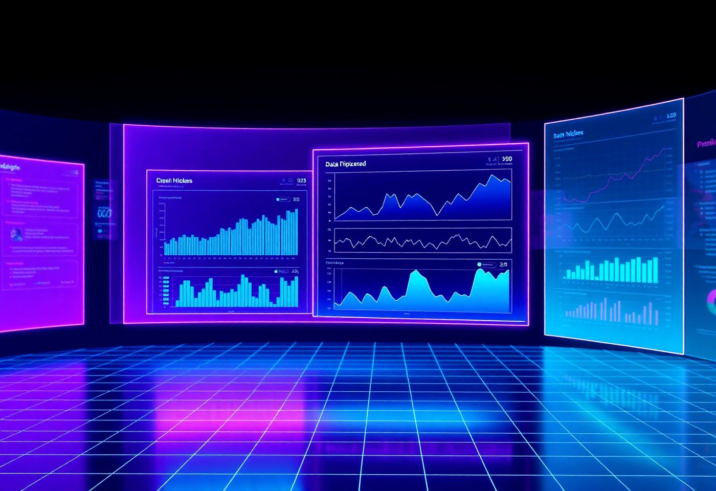 Analytical dashboards in dark space
